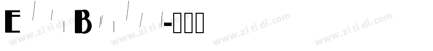 East Botany字体转换